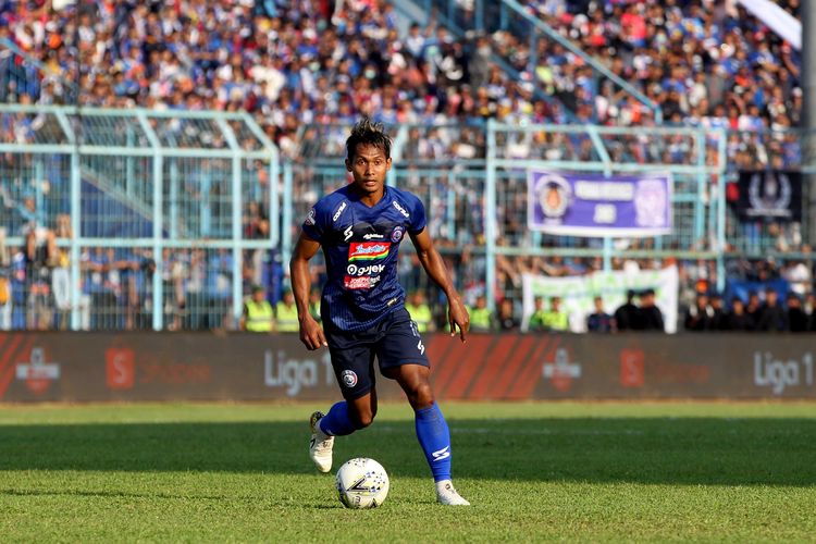 Gelandang Arema FC, Hendro Siswanto.