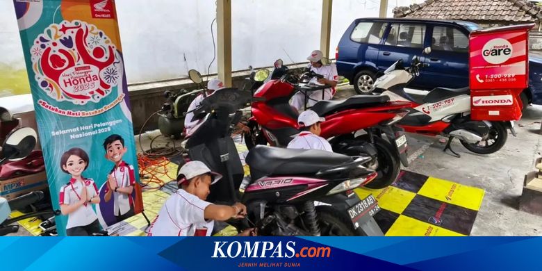 Ratusan Motor Honda Terdampak Banjir di Bali