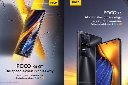 Poco X4 GT dan Poco F4 5G Meluncur 23 Juni, Ini Bocoran Spesifikasinya