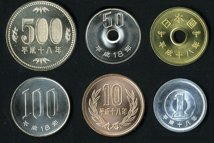 Uang koin yen Jepang [Wikimedia/Misogi].