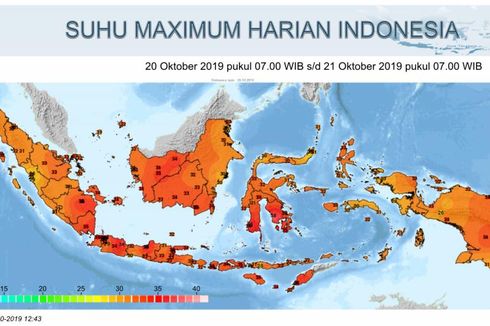 BMKG: Suhu Panas di Jakarta dan Sekitarnya Masih Akan Berlangsung Seminggu ke Depan