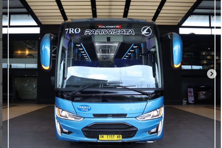 Bus Baru PO Sanjaya Kusuma Trans 