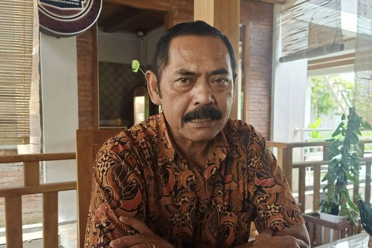 Mantan Wali Kota Solo sekaligus Ketua DPC PDI-P FX Hadi Rudyatmo di Solo, Jawa Tengah, Kamis (23/2/2023).