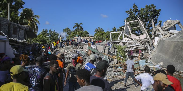 Warga yang Selamat dari Gempa Haiti Khawatir Jadi Korban Tewas Selanjutnya karena Kelaparan - Vimarsana News