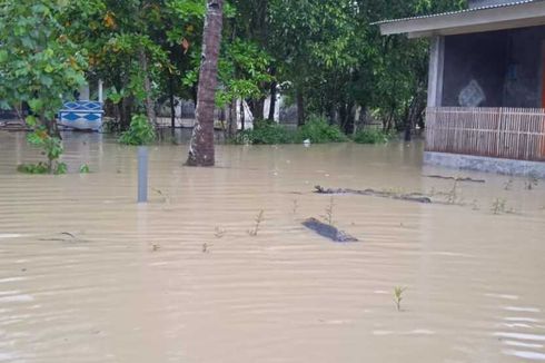 Cilacap Terendam Banjir Setelah Diguyur Hujan Deras, Ratusan KK Mengungsi