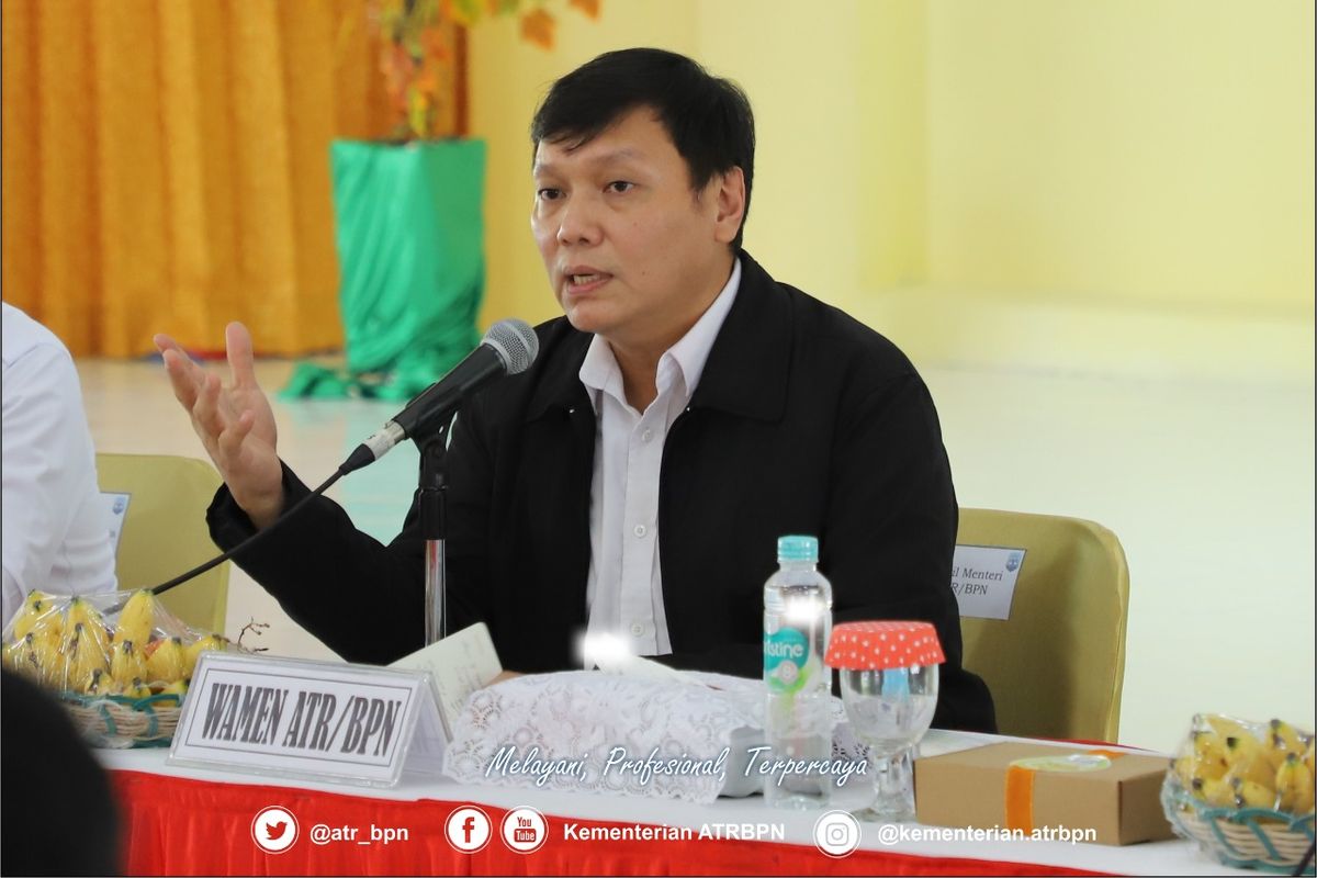Wakil Menteri ATR/Wakil Kepala BPN Surya Tjandra.