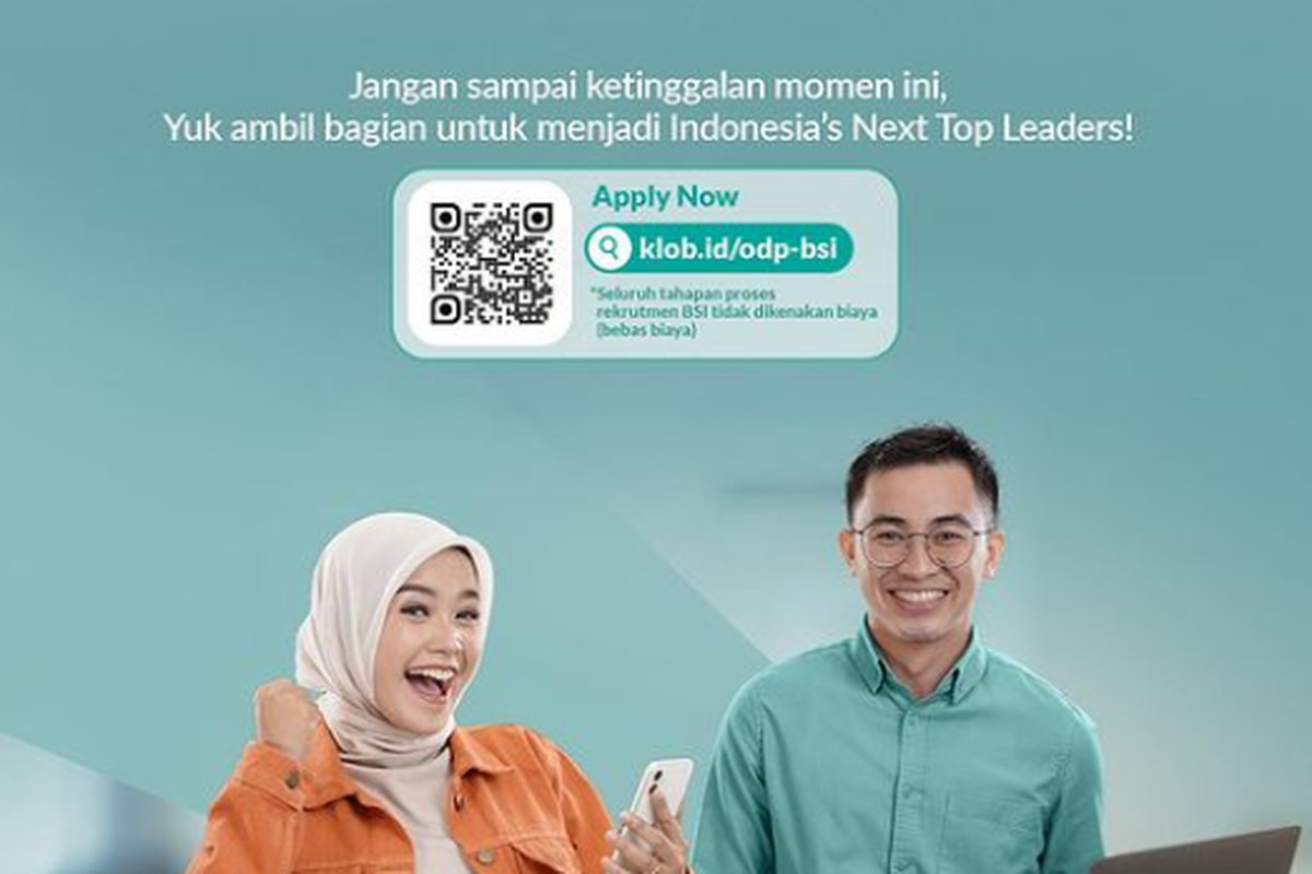 Bank Syariah Indonesia (BSI) membuka lowongan kerja melalui program BY LEAD (BSI Young Leadership Excellence & Agility Development).