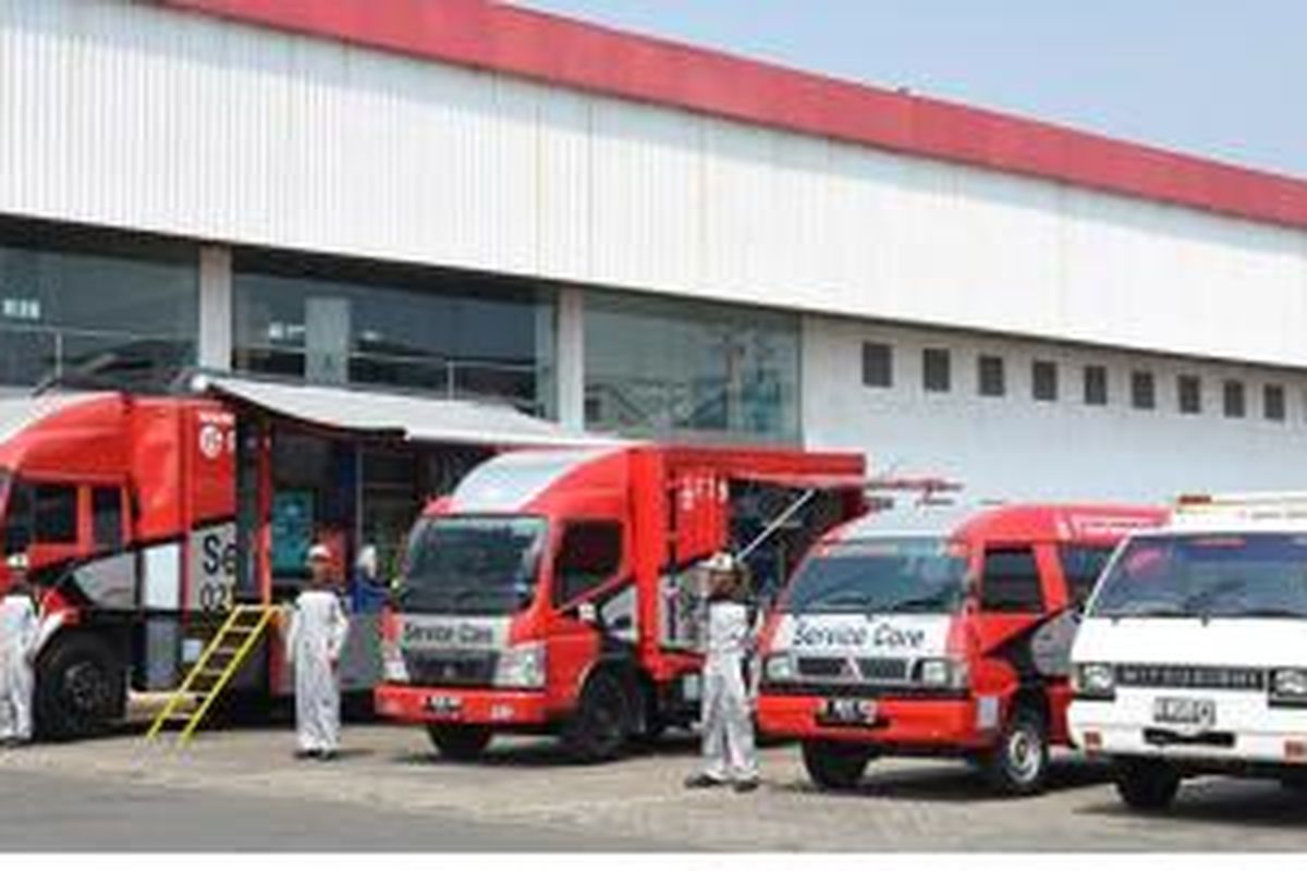 Truck Center sebagai pusat layanan kendaraan komersial Mitsubishi Fuso kini ditambah menjadi tujuh yang tersebar di jalur lintas Jawa-Sumatera.