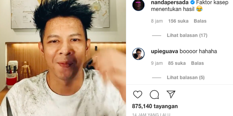 Ariel Noah Cukur Rambut Sendiri Tantang Sule Dan Ari Lasso Halaman All Kompas Com