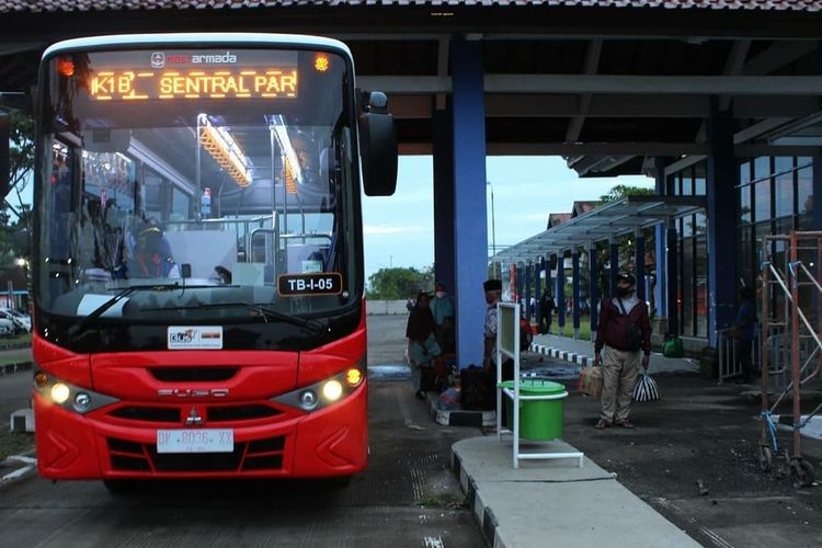 Situasi di Terminal Mengwi Kabupaten Badung