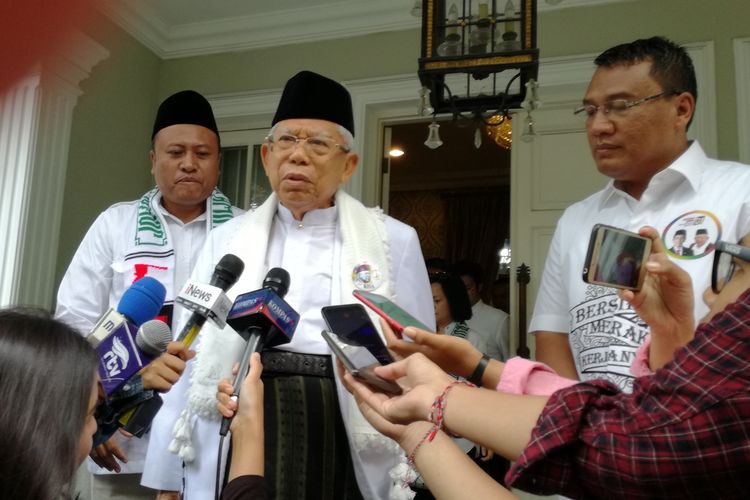 Calon wakil presiden nomor urut 01, Maruf Amin 