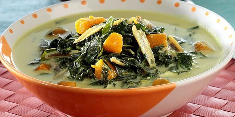 Resep Bobor Daun Singkong Labu Kuning, Bikin Sayur Jadi Lembut - Vimarsana News
