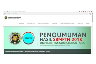 Jadwal dan Cara Registrasi Mahasiswa USU dari Jalur SBMPTN