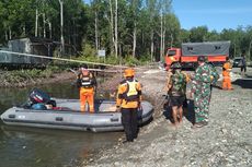 Prajurit TNI Korban Longboat Tebalik di Papua Belum Ditemukan