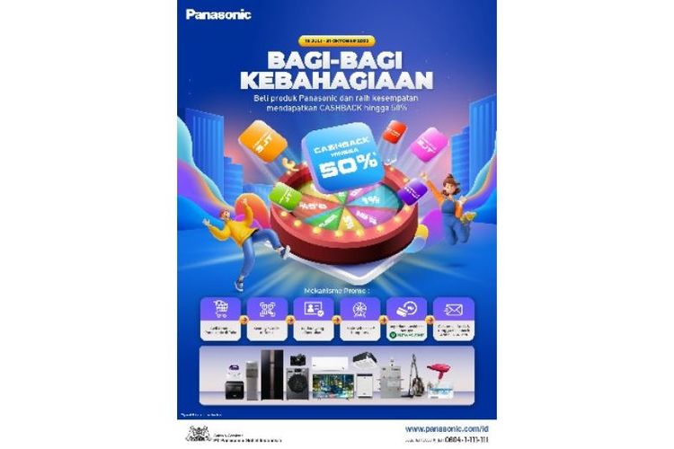 PGI mengadakan promo Panasonic Bagi-bagi Kebahagiaan.