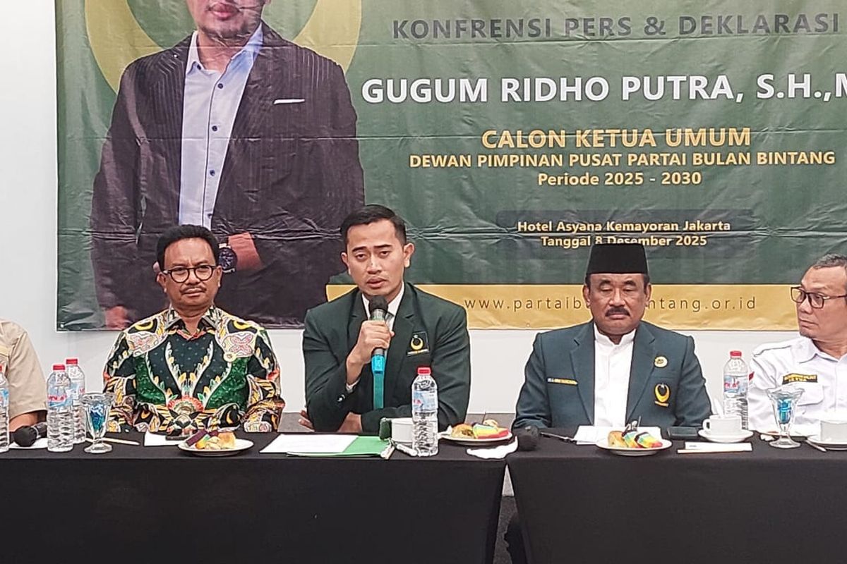 Gugum Ridho Putra, Keponakan Menko Yusril Deklarasi Maju Calon Ketum PBB