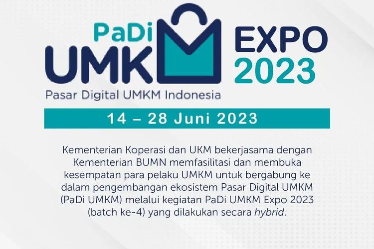 Pasar digital UMKM Expo 2023 oleh KemenKopUKM dan Kementerian BUMN