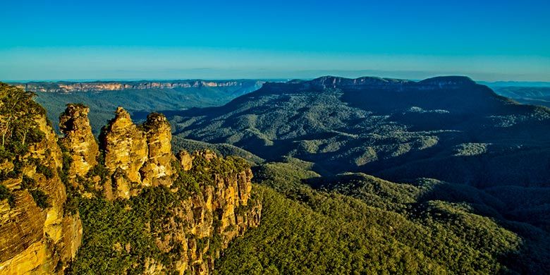 Three Sisters di Blue Mountains, Australia