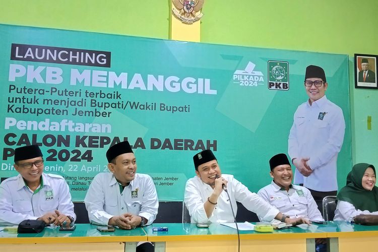 DPC PKB Jember membuka pendaftaran Bacabup Bacawabup untuk Pilkada Jember 2024. Pendaftaran dimulai Senin (22/4/2024) hingga 20 Mei 2024.