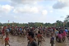 Serunya Lomba Tangkap Lele di Sawah Krandegan untuk Meriahkan HUT ke-79 RI