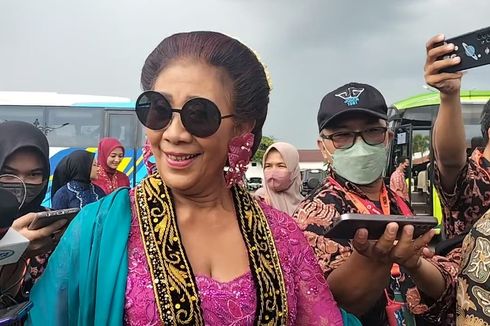 Berdandan Nyentrik Saat Hadiri Resepsi Kaesang-Erina, Susi Pudjiastuti: Beri Cucu yang Banyak