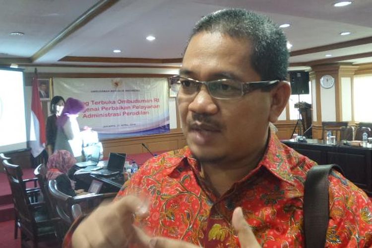 Komisioner Komisi Yudisial, Farid Wajdi di Kantor Kementerian Hukum dan HAM, Kuningan, Jakarta Selatan, Rabu (27/4/2016)