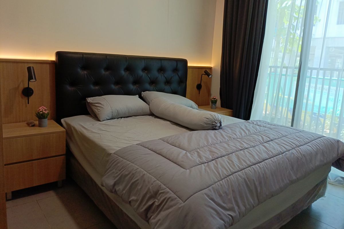 Kamar tidur utama apartemen ASN di Ibu Kota Nusantara (IKN)