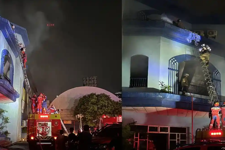 Dua Orang Terjebak di Balkon Lantai 3 saat Kebakaran di Semarang, Evakuasi Dramatis