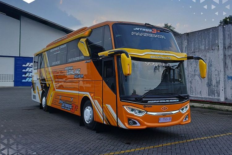 Bus baru PO Anugerah Gemilang Indonesia