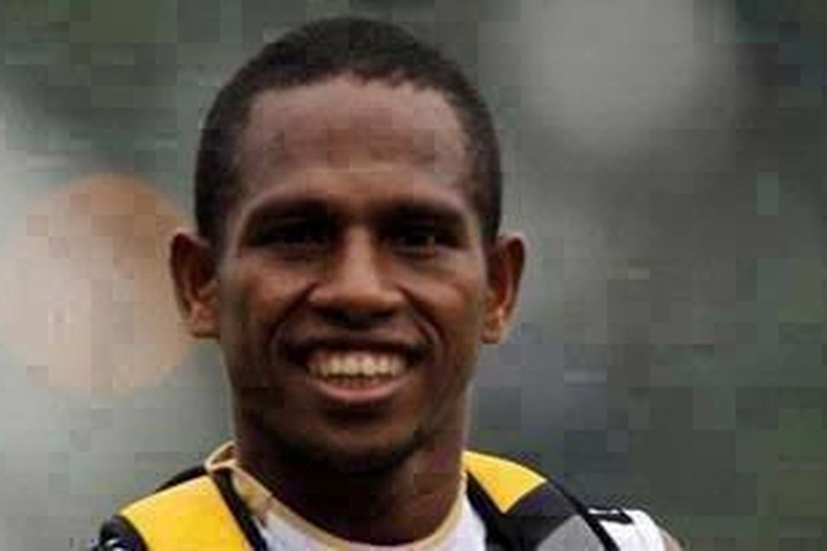Pemain sayap timnas Indonesia U-23, Oktovianus Maniani.