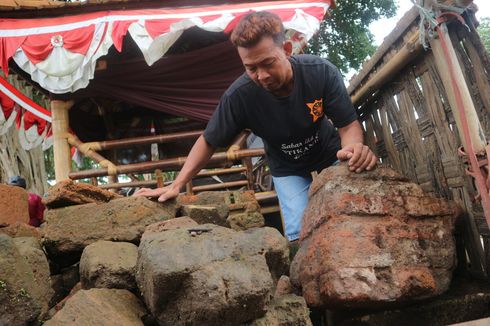 Pecahan Struktur Bata Kuno Ditemukan di Dekat Petirtaan Kuno Jombang
