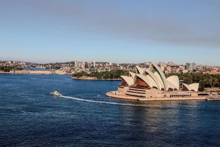 Ilustrasi berlibur ke Australia. 