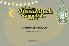 Jadwal Imsak dan Buka Puasa di Kabupaten Bogor Hari Ini, 18 April 2022