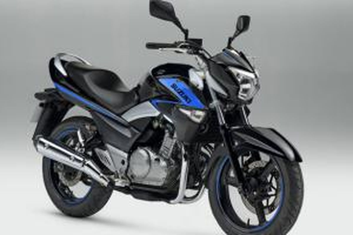 Salah satu corak warna baru Suzuki Inazuma 250.