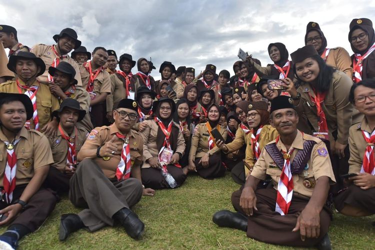 Kegiatan pramuka di Luwu Utara, Sualwesi Selatan