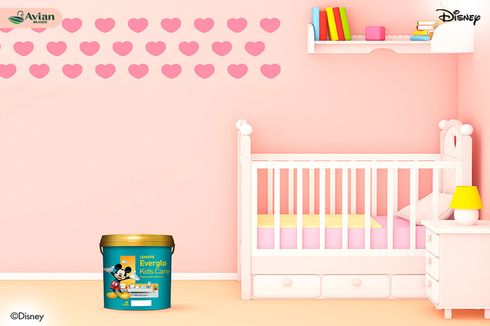 Wujudkan Mewahnya Kamar Anak dengan Cat Tembok Everglo Kids Care