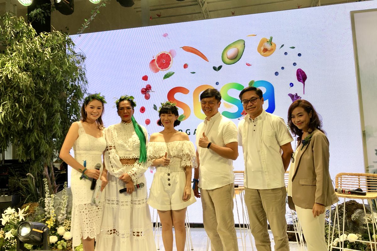 Opening Sesa Organic Market di SCBD, Jakarta