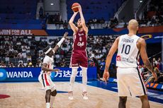 Hasil FIBA World Cup 2023: Latvia Menang Dramatis, Singkirkan Perancis