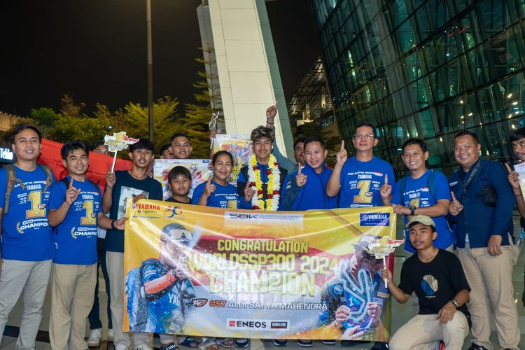 Aldi Satya Mahendra, juara dunia WorldSSP300 2024, yang didukung penuh oleh ENEOS