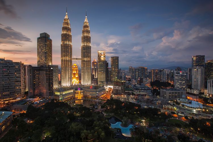 Menara Kembar Petronas, Kuala Lumpur, Malaysia.