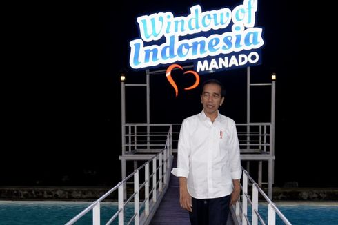 Malam-malam, Presiden Jokowi Blusukan ke Jendela Indonesia di Manado