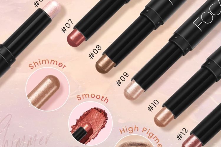 FOCALLURE Shimmer Eyeshadow Stick Waterproof