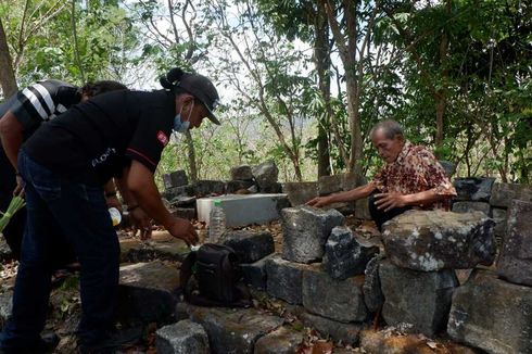 Struktur Batuan Diduga Stupa Candi Buddha Ditemukan di Bukit Mintorogo Sleman