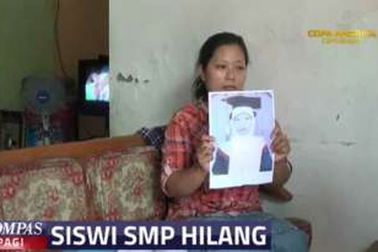 ER (15), seorang siswi SMP di Cilegon, Banten, dilaporkan sudah sebulan menghilang. 