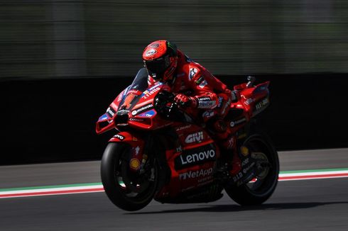 Hasil Kualifikasi MotoGP Italia 2023: Bagnaia Pole, Marquez Bersaudara Front Row