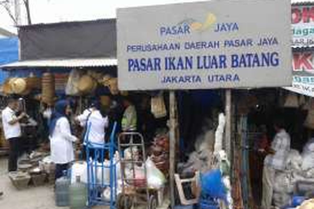 Rabu (30/3/2016), Daerah Pasar Ikan Luar Batang, Penjaringan, Jakarta Utara yang rencananya akan ditertibkan oleh Pemprov DKI.