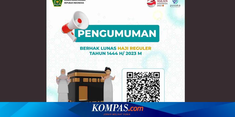Link dan Cara Cek Nama Jemaah Haji yang Berhak Lunasi Biaya Haji 2023