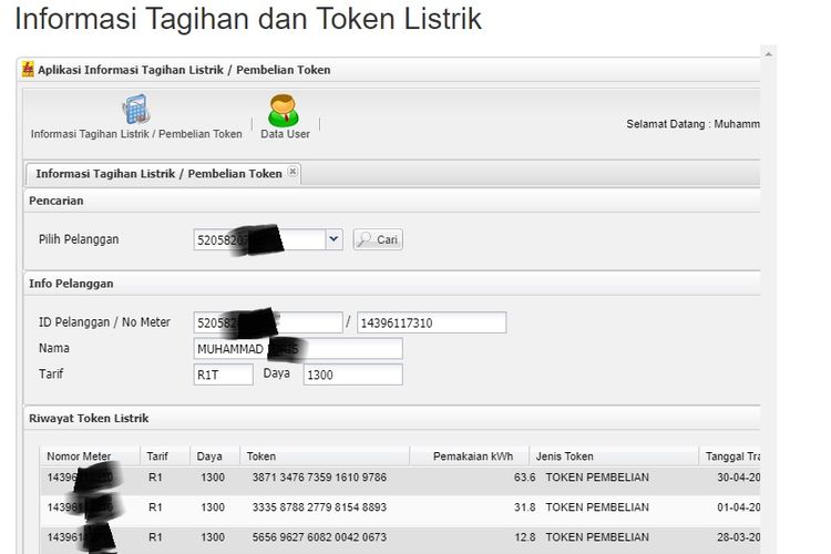 Cara cek tagihan listrik tanpa aplikasi