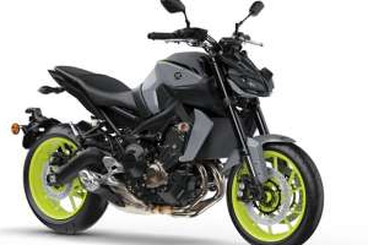 Yamaha MT-09 model 2017, sedikit menyerupai MT-10.