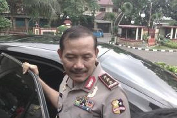 Wakil Kepala Kepolisian Republik Indonesia Komisaris Jenderal Polisi Badrodin Haiti, di PTIK, Jakarta, Selasa (9/12/2014)